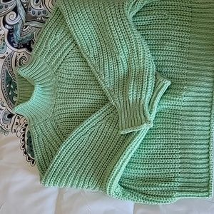Mint green sweater